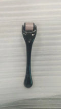 540 needle derma roller micro needling device with black handle and purple roller wheel