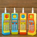 Children's electronic educational toy with sound and light effects featuring cartoon animal designs