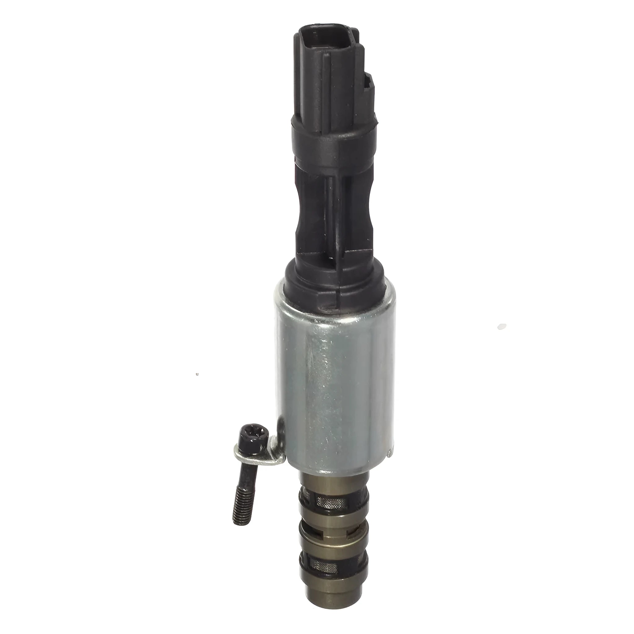 Ford automotive oil control valve VVT solenoid replacement part on white background