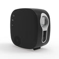 Laser starry sky projection lamp projecting colourful nebula patterns on wall with Bluetooth music capability