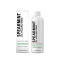100ml bottle of spearmint oil pulling mouthwash with natural extracts