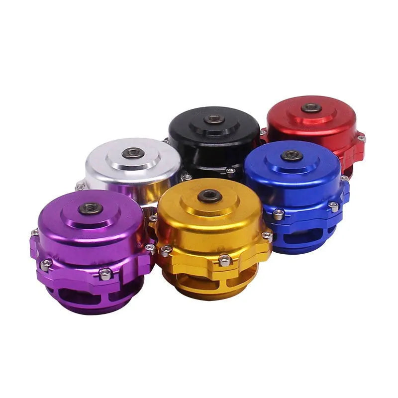 Aluminium alloy blowdown valve conversion kit in six colour options for turbocharger protection