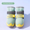 Cartoon style dog shoes in Bondi Blue colour with anti-scald summer protection design