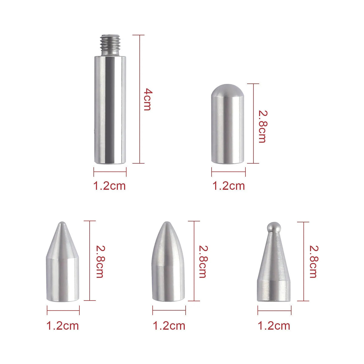 Three-piece alloy steel car dent repair tool set with hook and crowbar on a workshop bench.