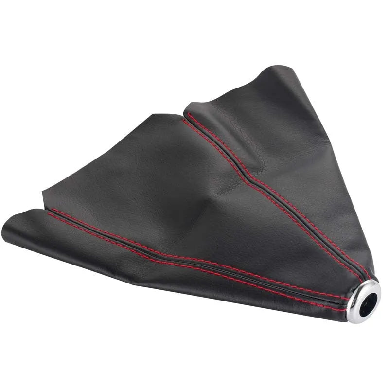 Black PU leather dirt-proof cover for General Motors automatic gear selector.