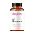 Evening primrose oil dietary supplement bottle with 60 capsules containing herbal extracts and nutrients