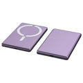 Ultra-thin magnetic power bank with alloy shell showing black colour option