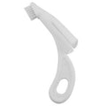 Soft silicone pet finger toothbrush in red or white for dog and cat dental cleaning