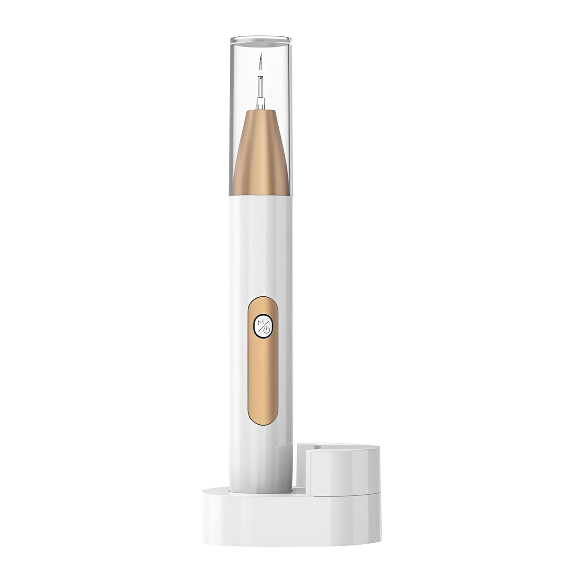 Gold ultrasonic tooth cleaning device for tartar and stain removal