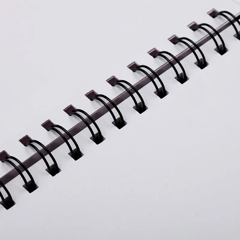 A4 sketch book with choice of glue binding or spiral coil binding in multiple paper weights