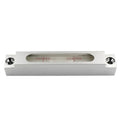 Miniature metal and glass spirit level for machine tool decoration with measurement scale