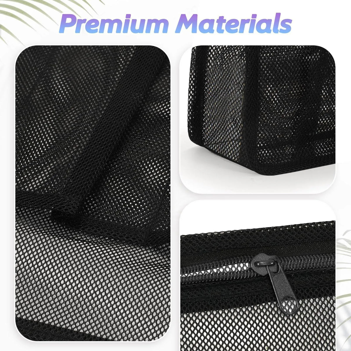 Large black and pink polyester sports bag with wet-dry separation and an external mesh pocket.