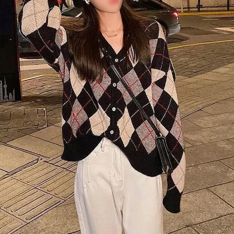 Japanese Korean style casual cardigan in acrylic fabric showing macaron colour options