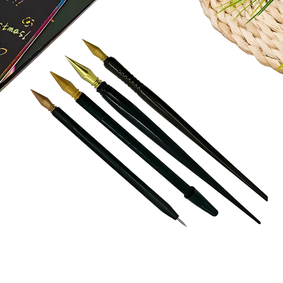Scratch pen with PS plastic handle for scratch art paper drawing and children's creative projects