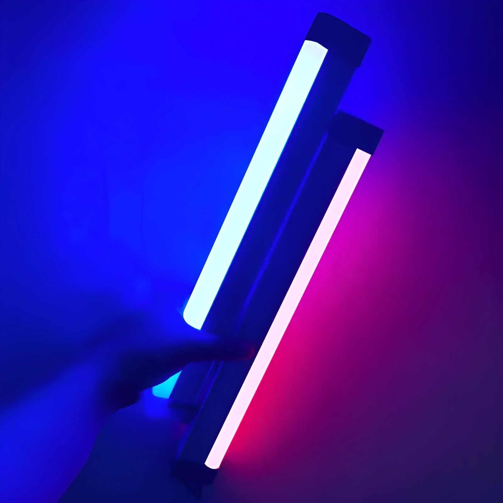 USB rechargeable RGB LED tube stick night light with dimmable function and multiple colour options