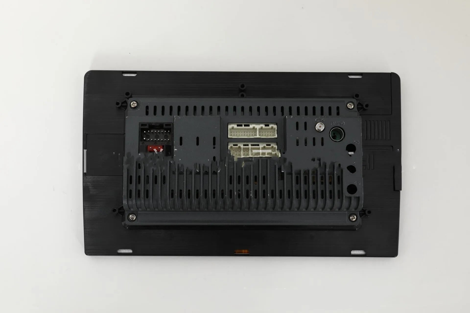 10.1 inch universal Android car stereo touch screen head unit with GPS antenna and mounting bracket