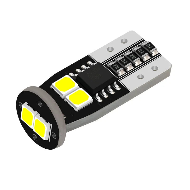 Small car licence plate replacement lamp with white light and fibre glass board construction