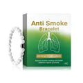 Women's smoke prevention bracelet with synthetic turquoise stone bead for air purification
