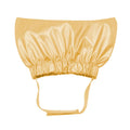 Adjustable pet shower cap in silver colour with waterproof non-woven fabric for dog bath protection
