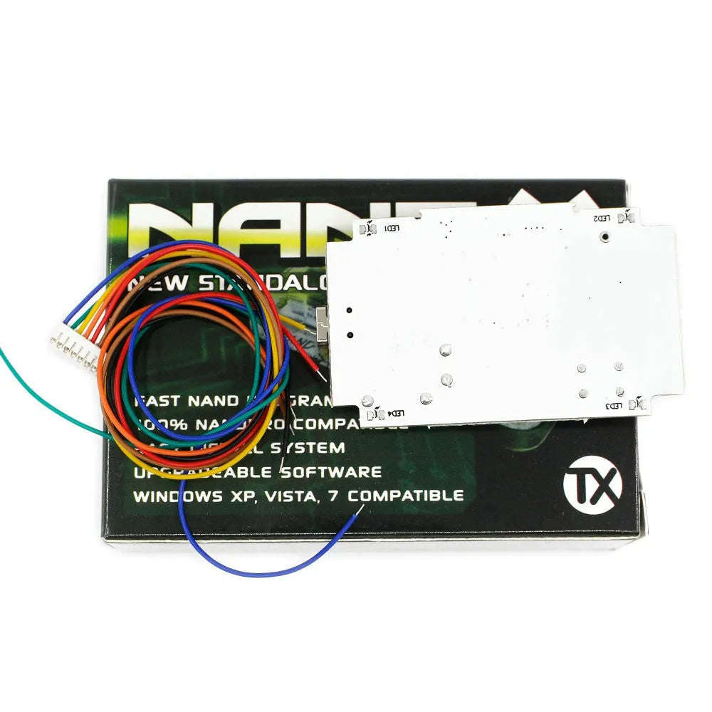 Simplified Xbox 360 brush chip tool kit with USB connector and three-piece components for console NAND-X flashing