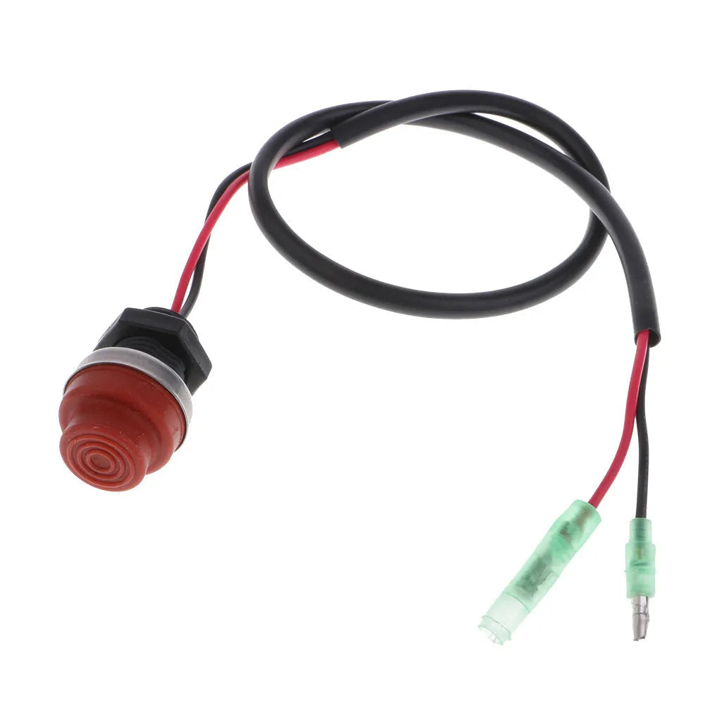 YAMAHA motorboat engine emergency stop switch with rope lanyard