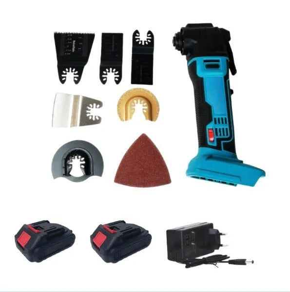 Rechargeable brushless lithium battery trimming machine with dual charging system and metal construction
