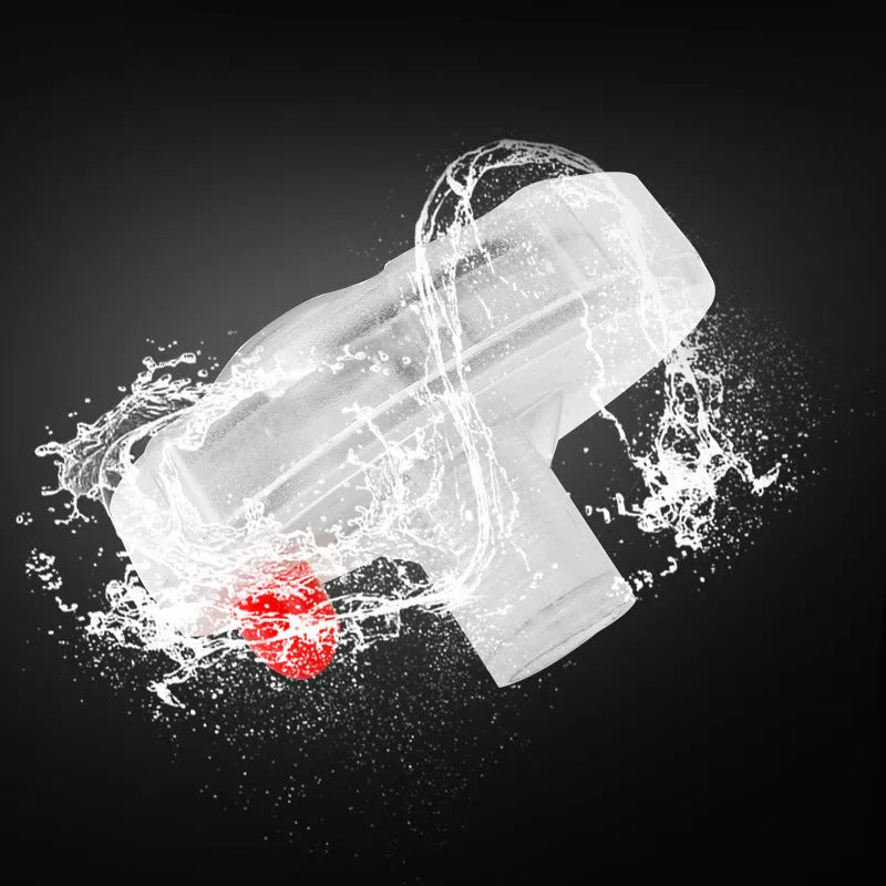Colourful solar-powered LED valve lights mounted on a vehicle wheel hub, flashing.