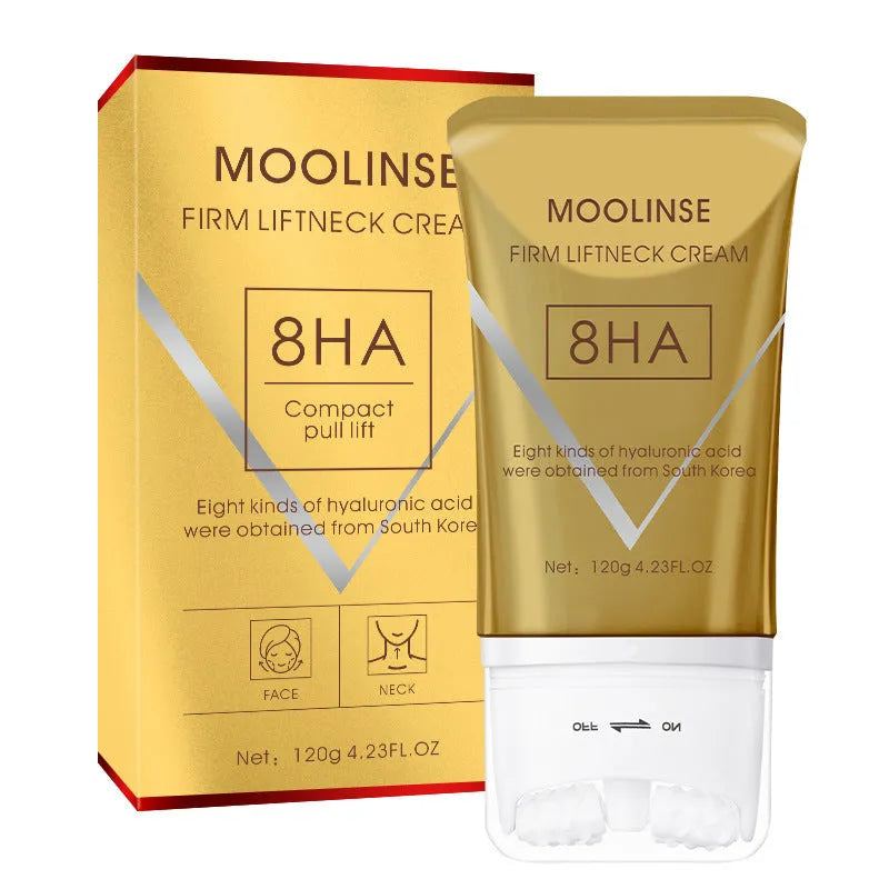 Neck firming massage cream in 120ml container for universal skin types