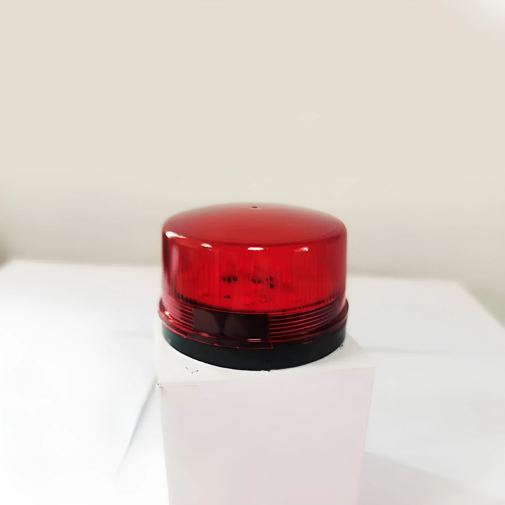 Ji'an Electronics HC-79 compact 24V warning alarm light in red, yellow, blue, or green with strobe and siren.