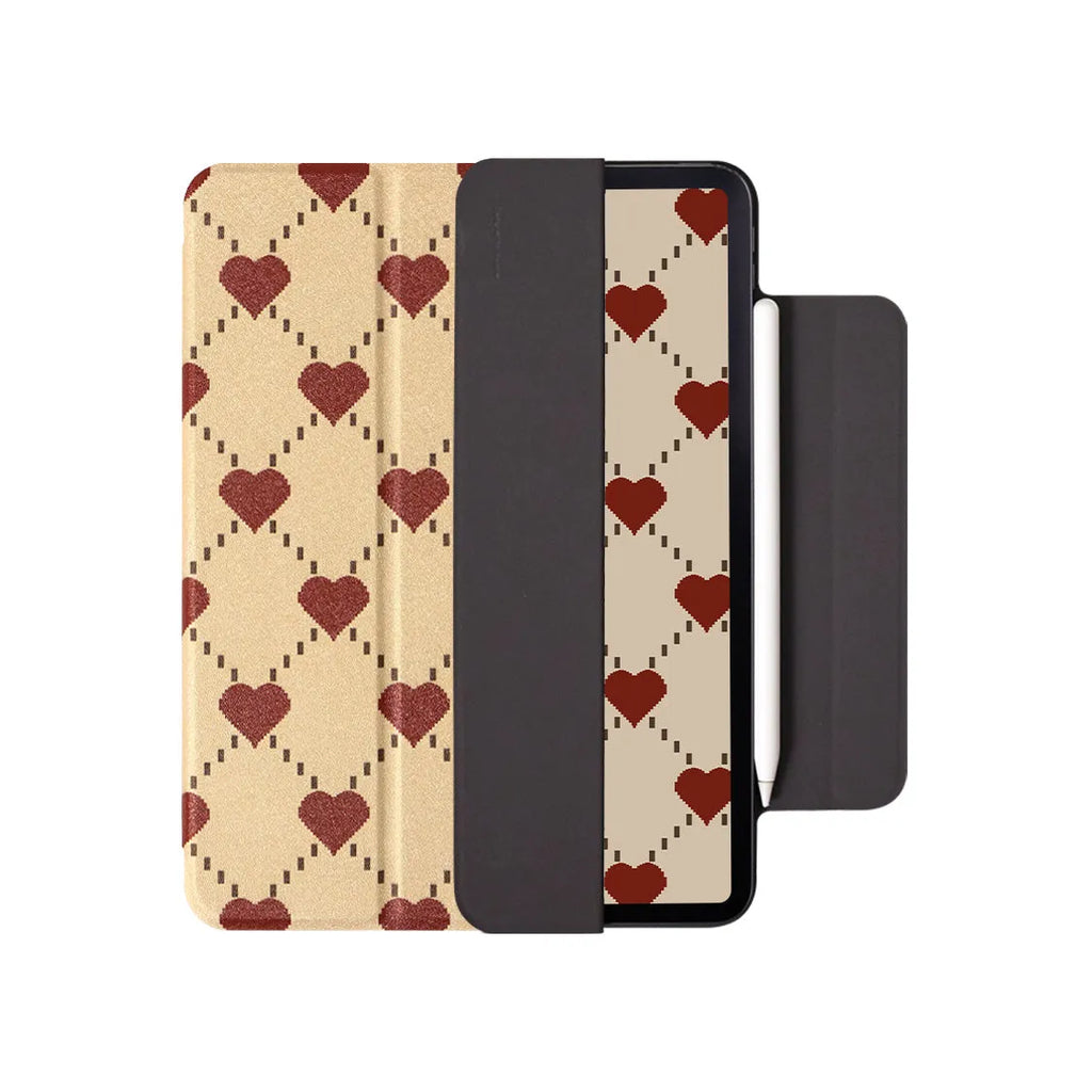 iPad Air 4 and Air 5 magnetic protective case with polyurethane shell and inner protection