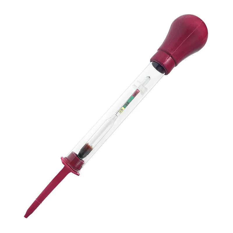 Electrohydraulic hydrometer for automobile battery testing with 330mm glass construction