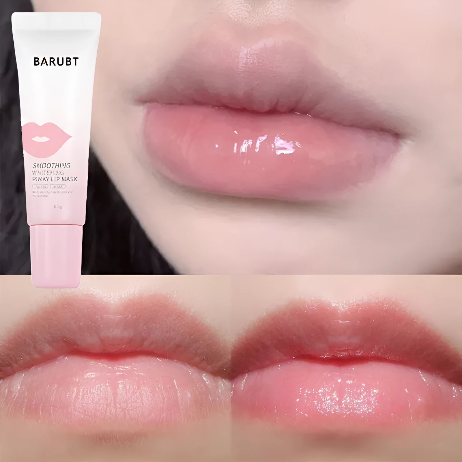 8.5g tube of moisturising and brightening lip balm with anti-chapping properties