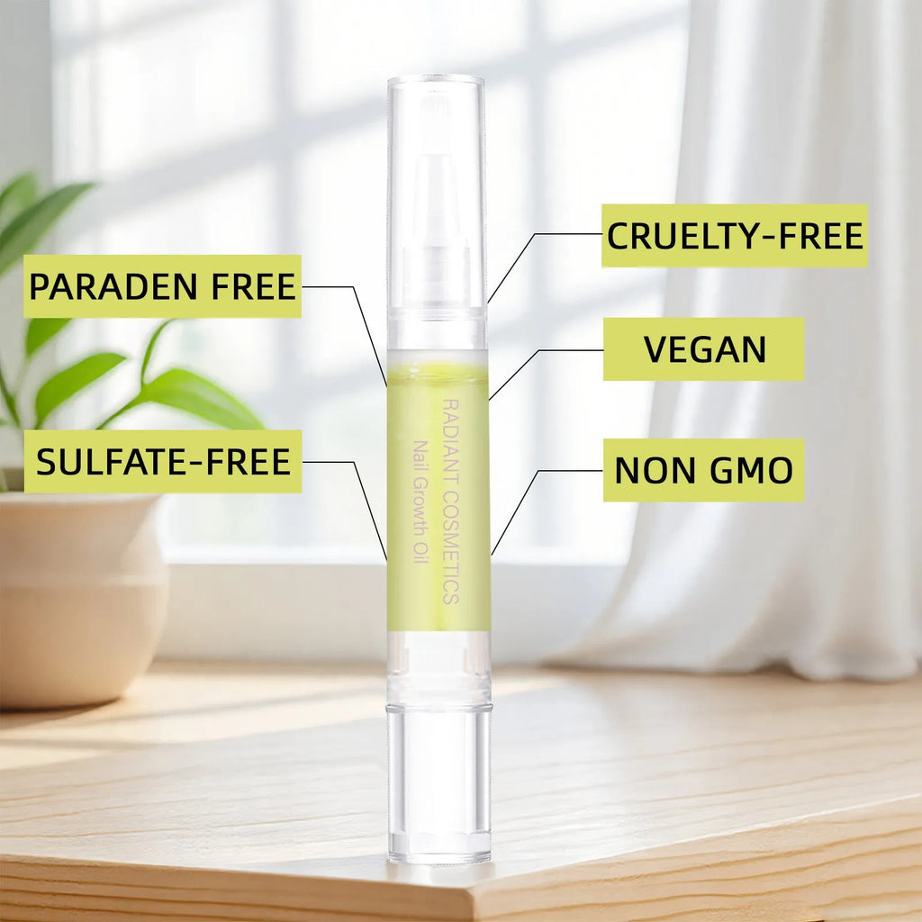 3ml nail growth treatment oil bottle for promoting nail growth and moisturising cuticles
