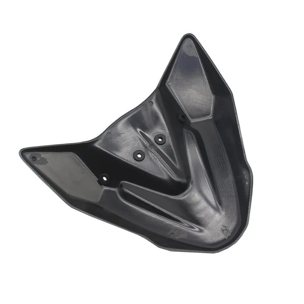 Black ABS plastic fixed wind front wing for KTM Adventure motorcycles