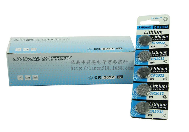 CR2032 3V lithium button battery pack for electronic scales and remote controls