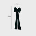Large flannel Christmas bow decoration in green, red, white or wine red, available from 80cm to 280cm for festive displays.