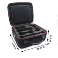 Black EVA game console accessory storage bag for organising controllers and cables.