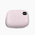 Automatic ultrasonic glasses cleaning machine for invisible glasses in pearl white, blue, or pink