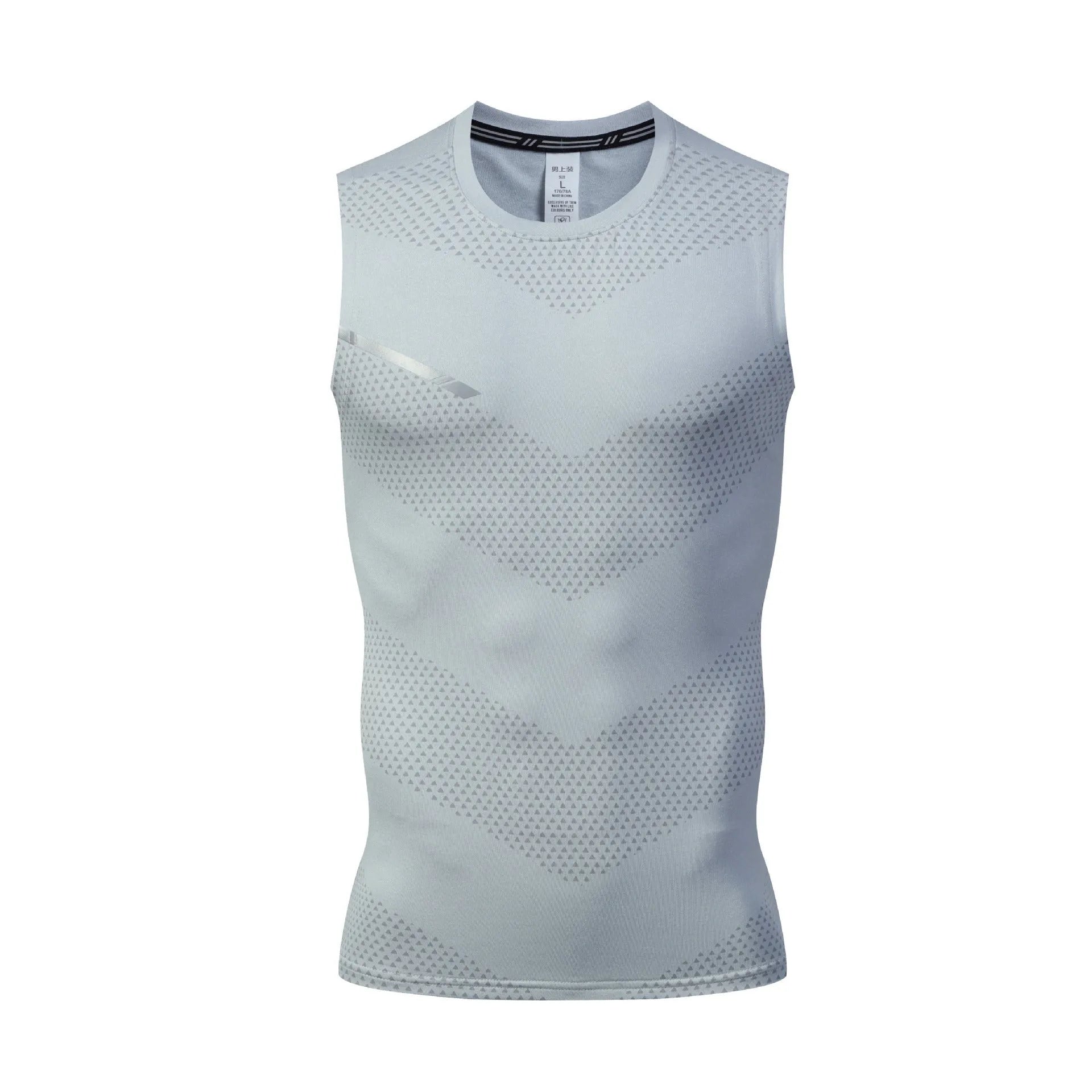 Men's solid colour quick-drying sports top for summer outdoor activities