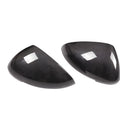 Genuine carbon fibre rearview mirror covers for Porsche Macan side mirrors, black colour, set of two