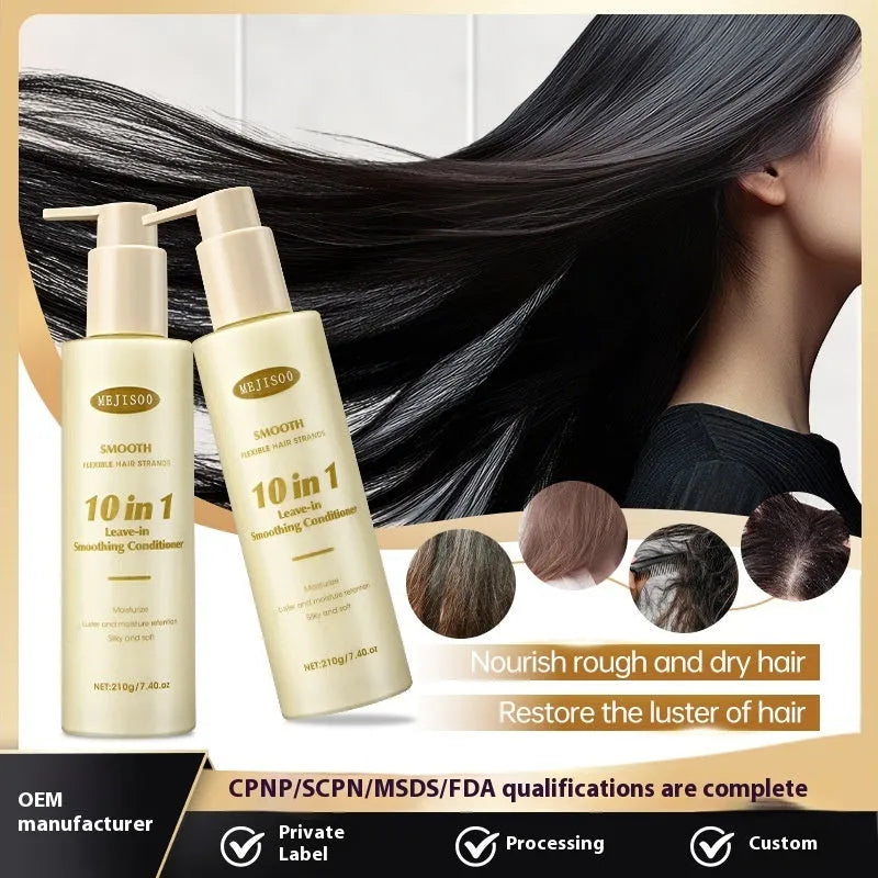 210g bottle of wash-free soft 10-in-1 hair conditioner for ladies.