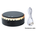 Solar-powered car air humidifier mounted at vehicle air conditioning outlet