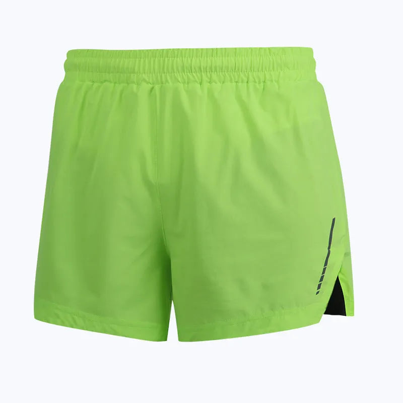 Men's straight-leg marathon running shorts in polyester fabric available in multiple colours and sizes