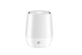 White USB aroma diffuser with simulated flame effect and humidifier function