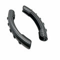 Carbon fibre black steering wheel anti-slip sleeve for 38cm diameter universal fit