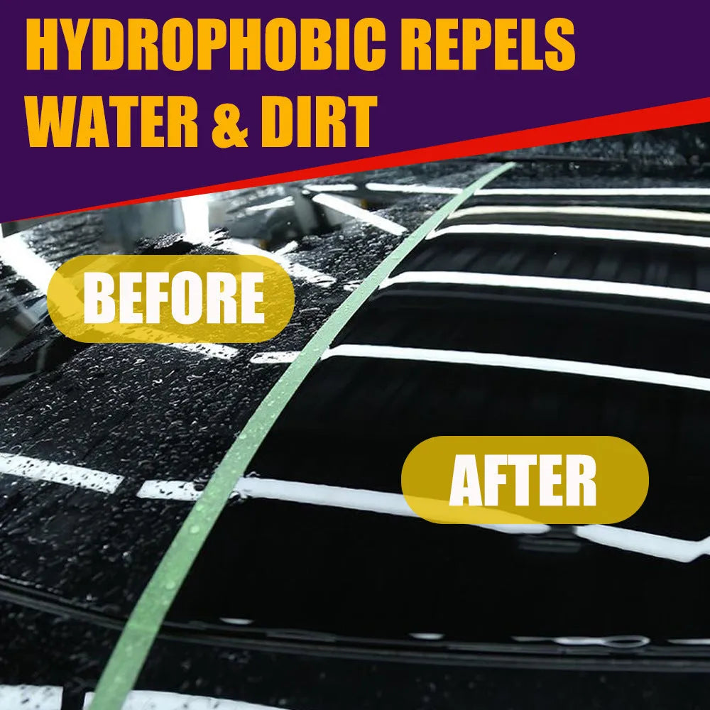 Purple microplated crystal car coating spray for automotive paint protection