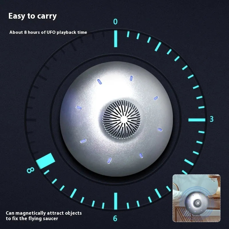 Automatic lifting magnetic levitation Bluetooth speaker in automatic lifting audio colour