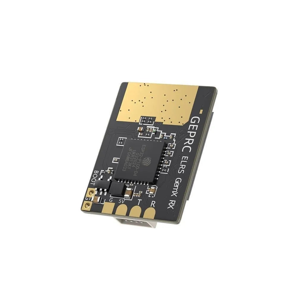 FPV dual-frequency receiver base station with GemX Gemini module and two T-shaped antennas