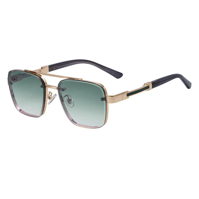 Men's vintage sunglasses with UV protection PC lenses in various colour options.