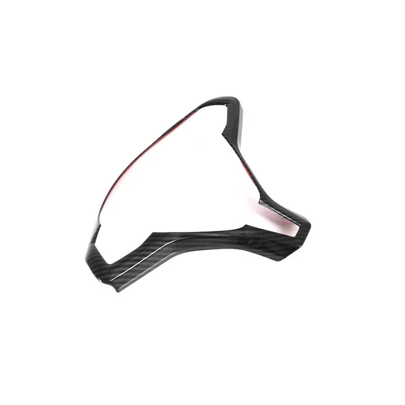 Carbon fibre colour ABS plastic steering wheel decorative frame for Tesla Model S special models
